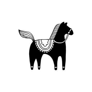 At minimumu logo unsuru, Pony, logo unsuru, clipart, doğa, outline, dövme, el çizimi, çizim, vektör unsuru