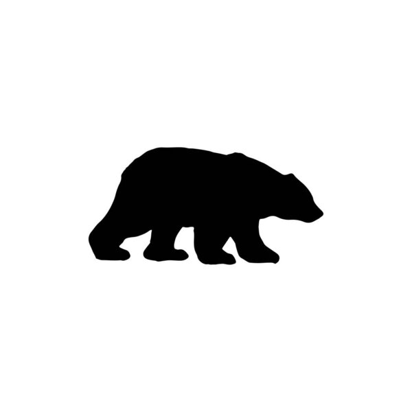 Медведь минимальный элемент логотипа, медведь рисунок, элемент логотипа, клипарт, природа, контур, татуировка, ручная работа, рисунок, векторный элемент