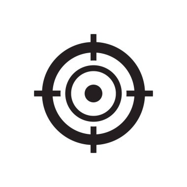 hedef ve hedef simgesi işaret sembolü