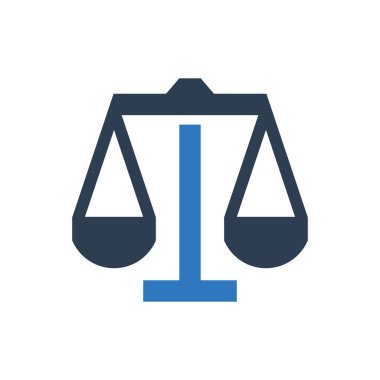 Denge ve ölçek simgesi işareti