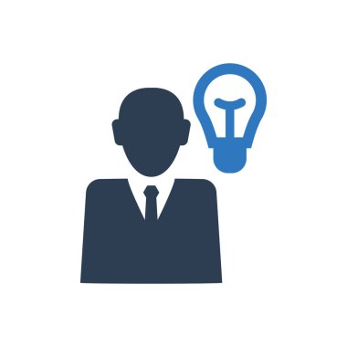 İş fikri ve strateji simgesi simgesi