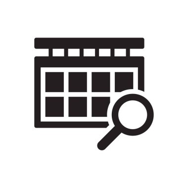 Takvim Simgesi Ara - Tarih Arama Simgesi