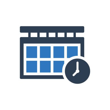 Takvim Saati Simgesi - Tarih Saati Simgesi