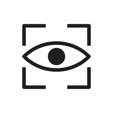 Göz, göz, tarama, tarama, tarama simgesi