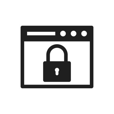 tarayıcı özel kilit simgesi simgesi