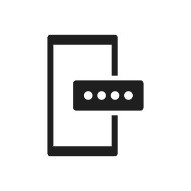 parola güvenlik mobil simgesi