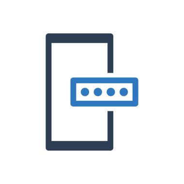 parola güvenlik mobil simgesi