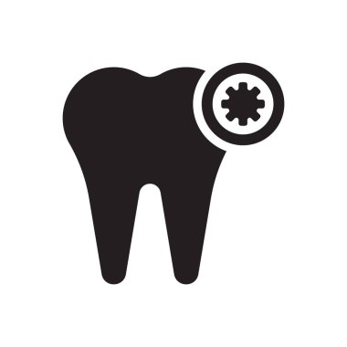 enfeksiyon diş simgesi - diş macunu simgesi