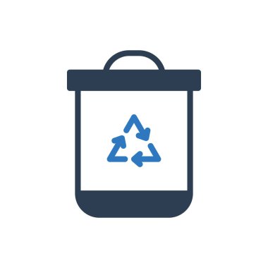 Atık simgesi geri dönüşümü - Çöp geri dönüşüm simgesi