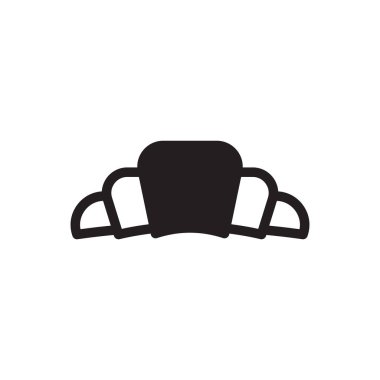 Kruvasan ikonu - tatlı yemek ikonu