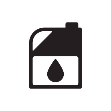 Galon simgesi - dizel kutu simgesi - yağ kutusu simgesi