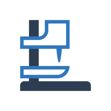 Sanayi Matkap Makineleri Simge Sembolü