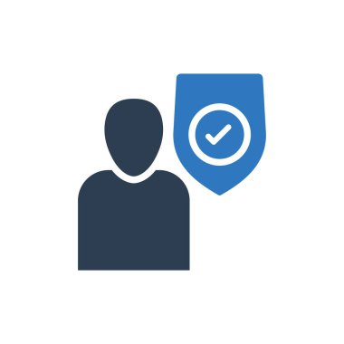 Employee Security Icon Sign Symbol