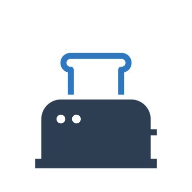 Ekmek Tost Makinesi Simgesi Simgesi Sembolü