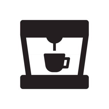 Kahve makinesi simgesi simgesi