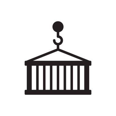 Konteynır Taşıyıcı Turna Simgesi İşaret Sembolü