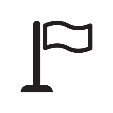 Bayrak ve Konum İşaretleyici Simgesi