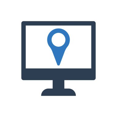 Konum Haritası Simgesi Sembolü