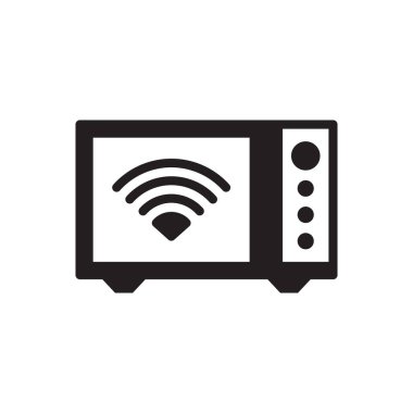 akıllı mikrodalga ikonu - kontrol fırın simgesi