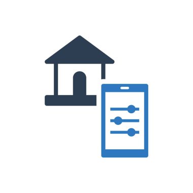 Mobil simge ile akıllı evi kontrol et