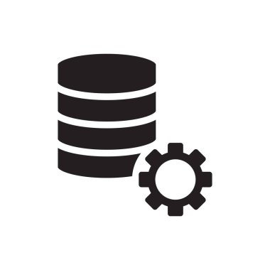 Veri Merkezi Ayar Simgesi - Sunucu Gear Simgesi