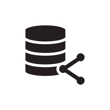 Veri Merkezi Paylaş Simgesi - Sunucu Tarihi Paylaş Simgesi