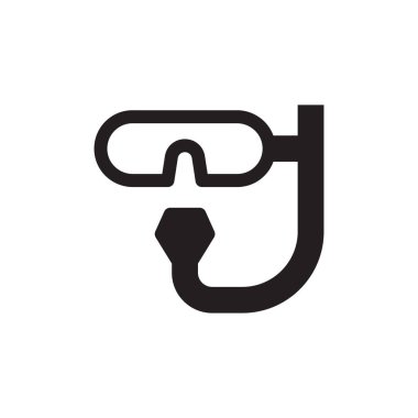 Scuba Dalış Maskesi Simgesi - şnorkelli maske simgesi