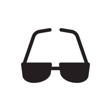 Güneş gözlüğü simgesi - yaz gözlüğü simgesi