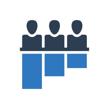 Takım çalışması performans grafik simgesi