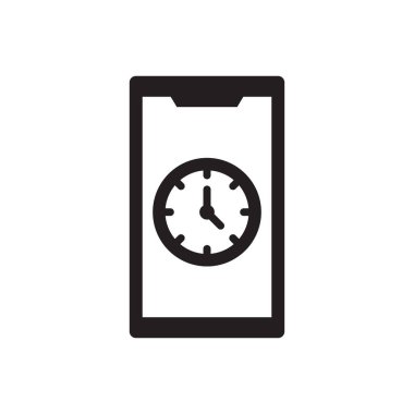 Mobil Zaman Simgesi - Telefon Saati Simgesi