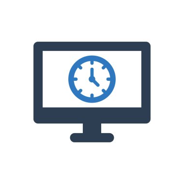 Computer Time Icon sign symbol