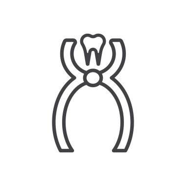Diş forseps simgesi - diş çekme aracı simgesi