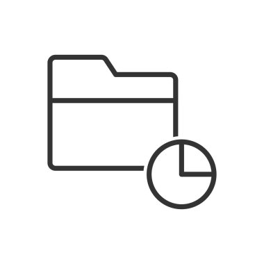 Dizin Pasta Çizelgesi Simgesi - Dizin Grafik Raporu Simgesi