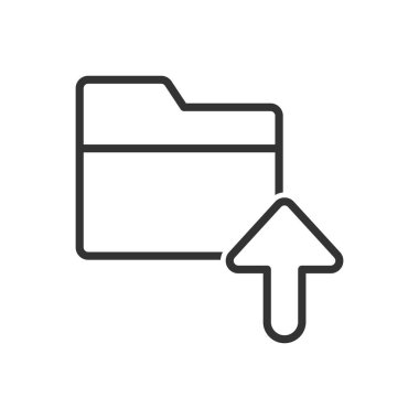 Folder Upload Icon Sign Symbol