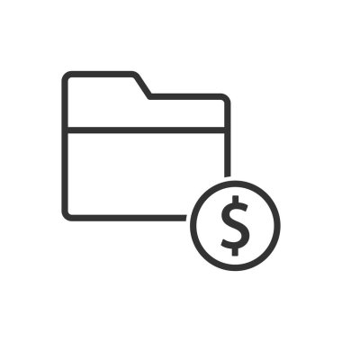 Para Dizini Simgesi - İş Dizini Simgesi