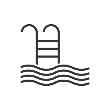 Yüzme Havuzu Simgesi İşaret Sembolü