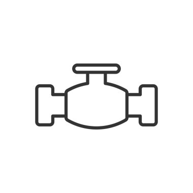 Valf simgesi - su tesisat borusu simgesi