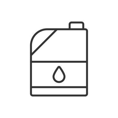 Galon simgesi - dizel kutu simgesi - yağ kutusu simgesi