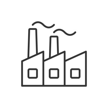 Endüstri fabrika bina simgesini