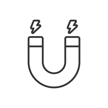 Mıknatıs simgesini çek - manyetik güç simgesi