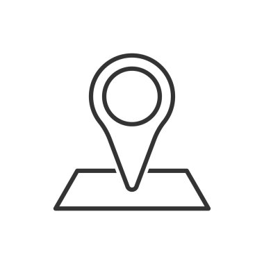 Konum Haritası Simgesi Sembolü 