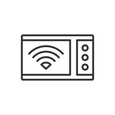 akıllı mikrodalga ikonu - kontrol fırın simgesi