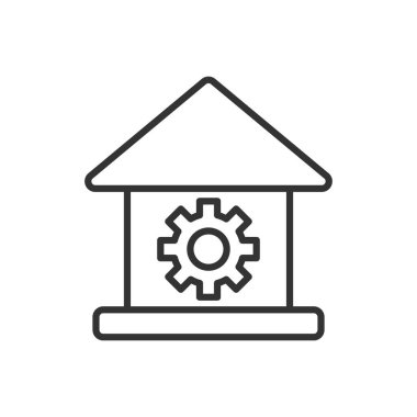 akıllı ev teçhizatı simgesi sembol simgesi simgesi