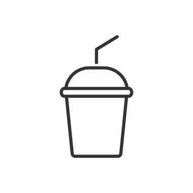 meyve suyu kupası simgesi - plastik kupa simgesi - içecek kupa simgesi