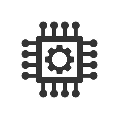 işlemci simgesi - programlama devresi simgesi