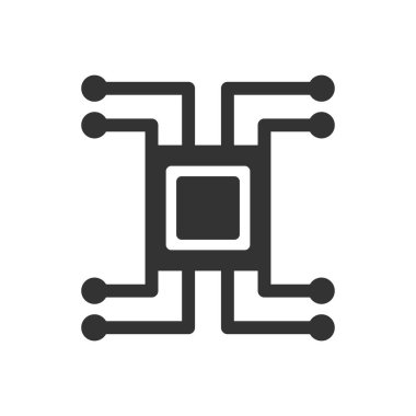 İşlemci Simgesi - Mikroçip Simgesi