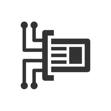 akıllı kimlik kartı simgesi