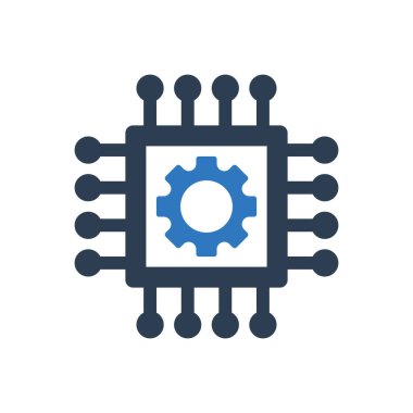 işlemci simgesi - programlama devresi simgesi