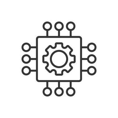 işlemci simgesi - programlama devresi simgesi