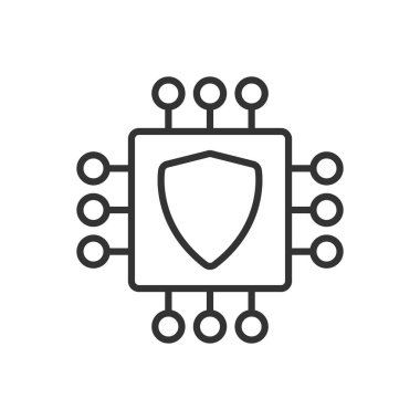security circuit icon sign symbol